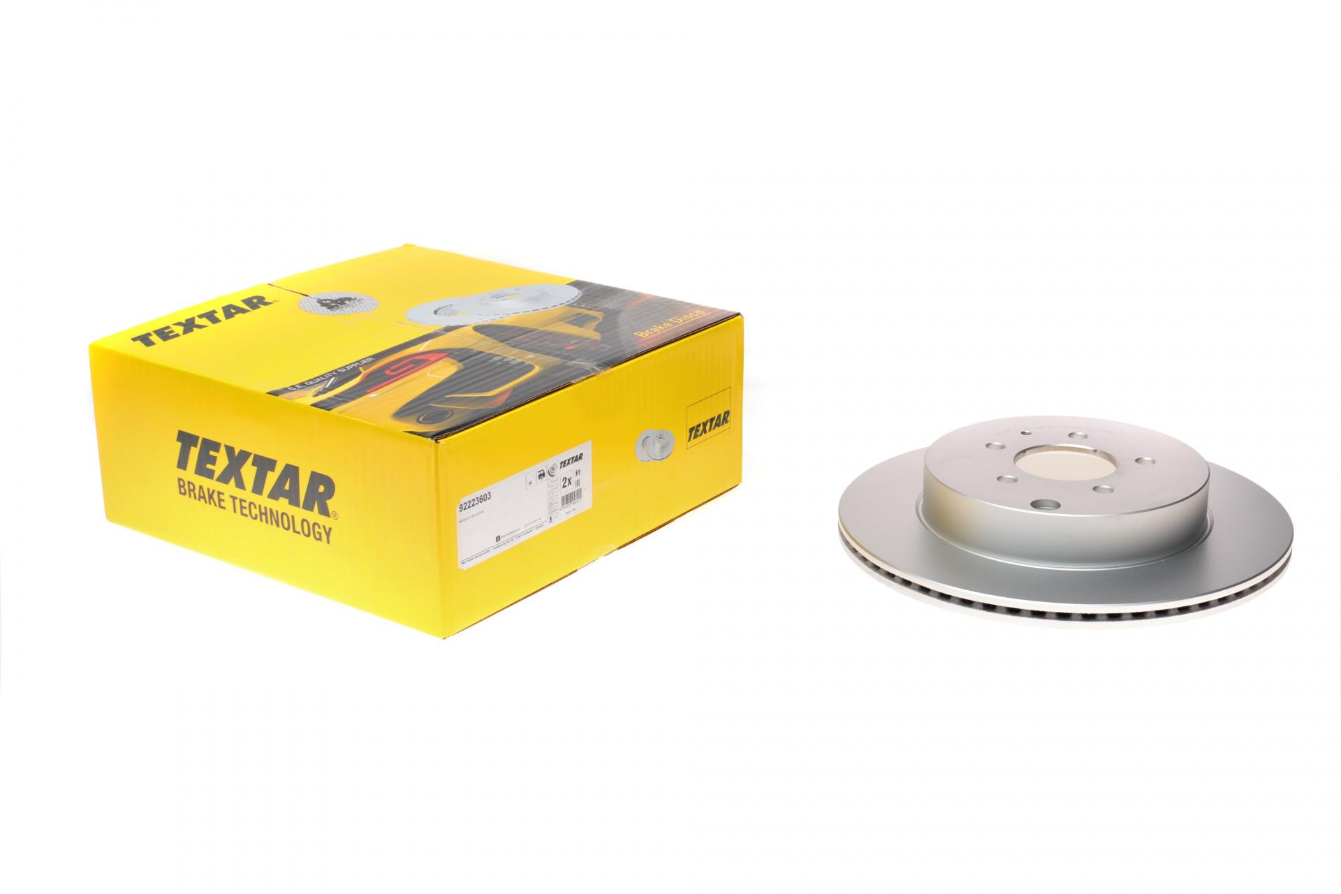 Диск гальмівний задній TEXTAR для Mazda CX-7 09-/CX-9 06- PRO 325x18 мм (92223603)