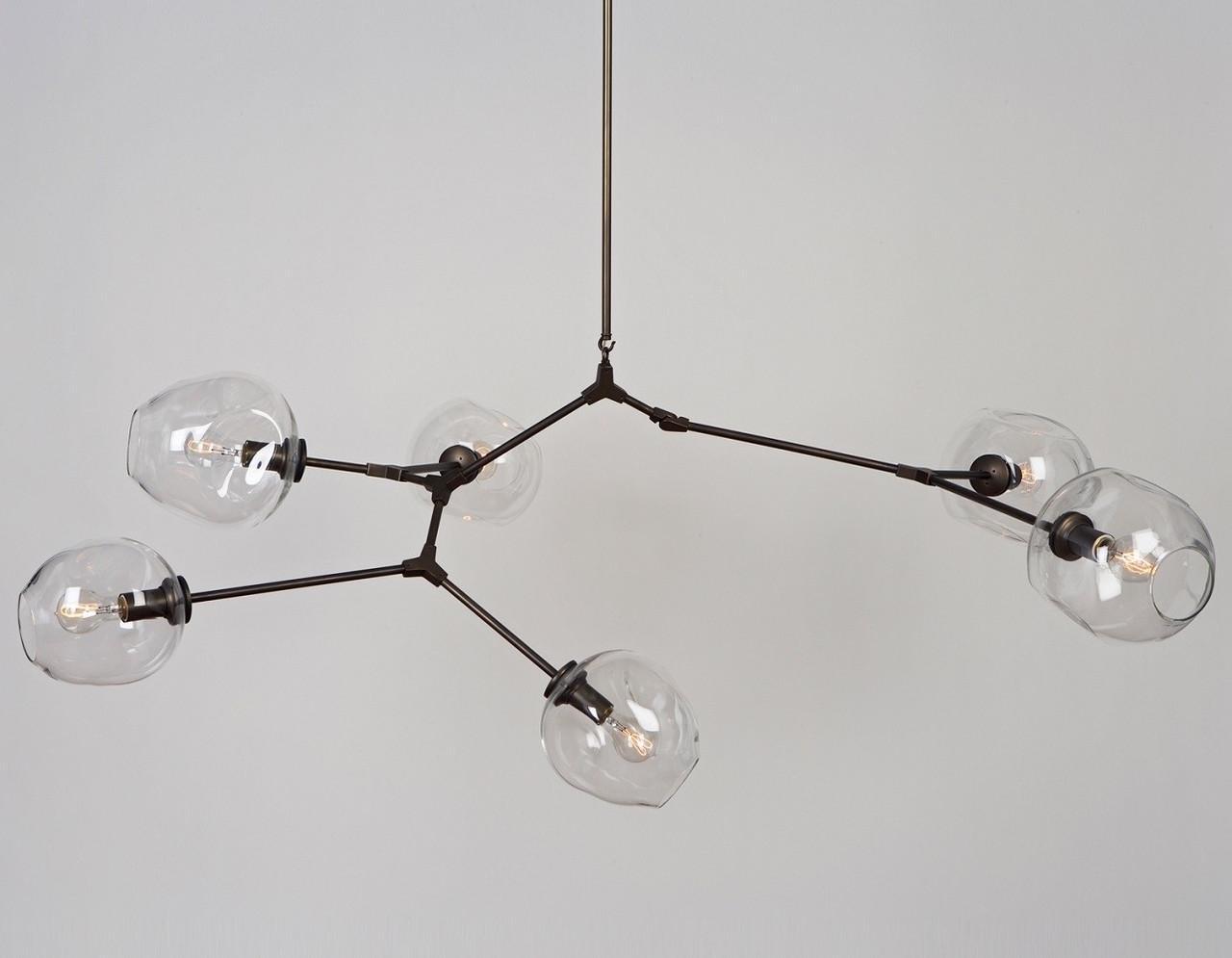 Люстра Glass 7p Black