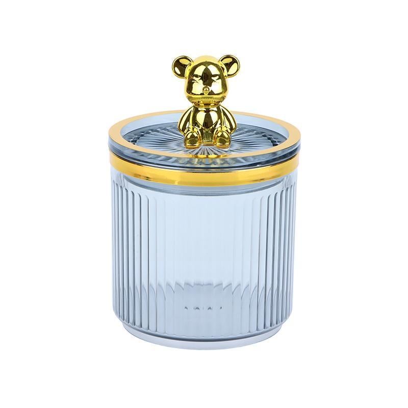 Баночки для хранения ватных дисков и палочек 13,5х9х8,8 см - фото 1