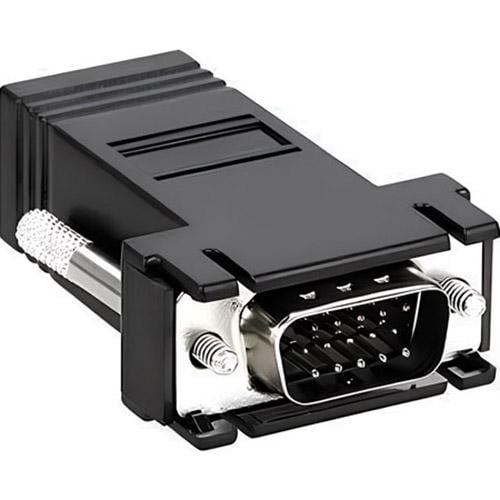 Переходник VGA to RJ-45 Cat.5/Cat.6 Черный (B00194)