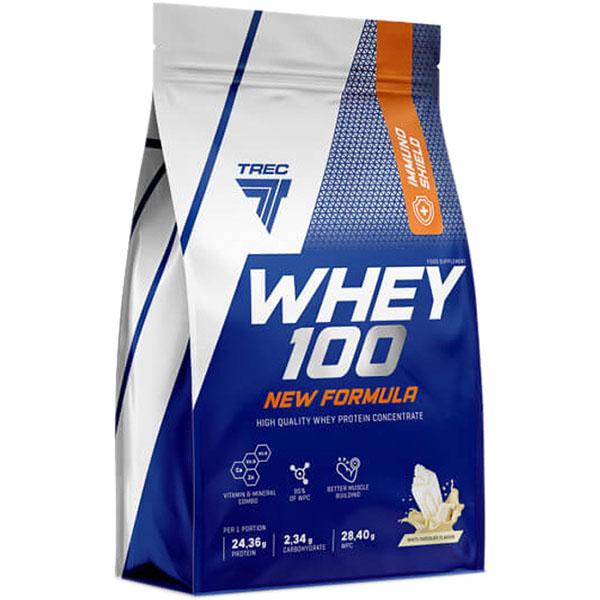 Протеин Trec Nutrition Whey 100 New Formula 700 г 23 порции White Chocolate (000024938)