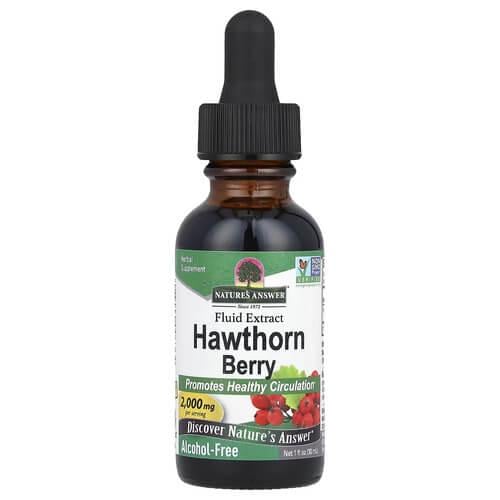 Комплекс Nature's Answer Hawthorn Berry 2,000 мг 30 мл (NTA-00636)