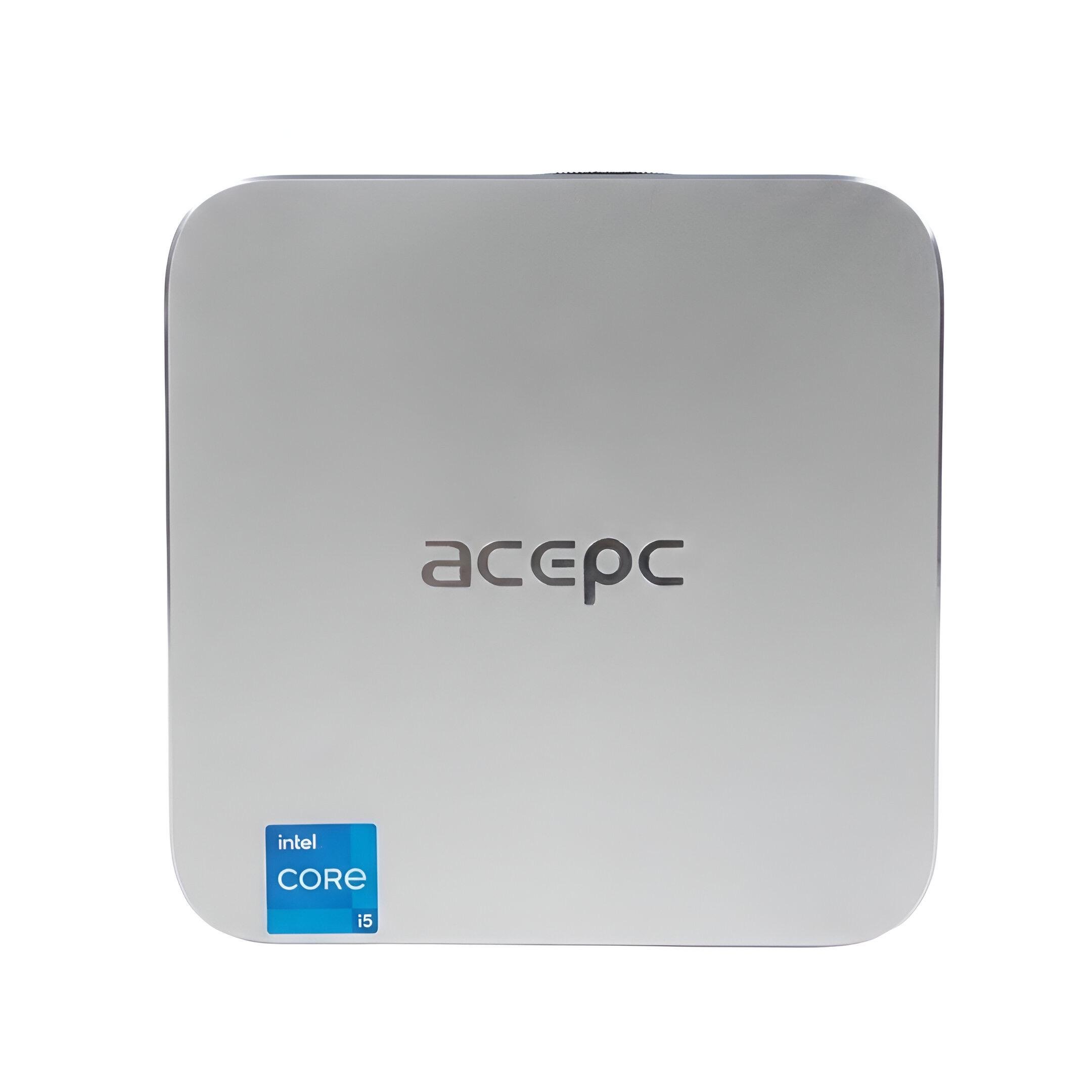Міні-ПК Acepc PowerBox E3C Intel i5 12450H RAM 16GB SSD512 GB LAN Wi-Fi Bluetooth Windows 11 Pro Сірий (epic2277)