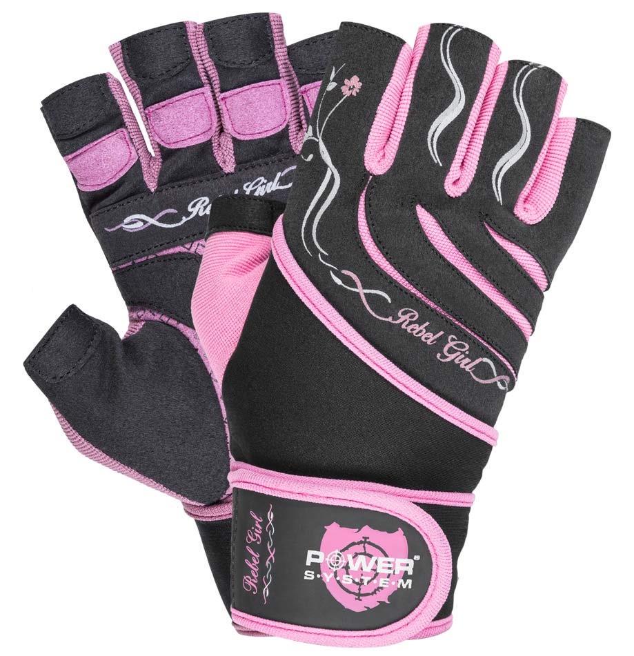 Рукавички для фітнесу жіночі Power System PS-2720 Rebel Girl XS Pink (3070020821)