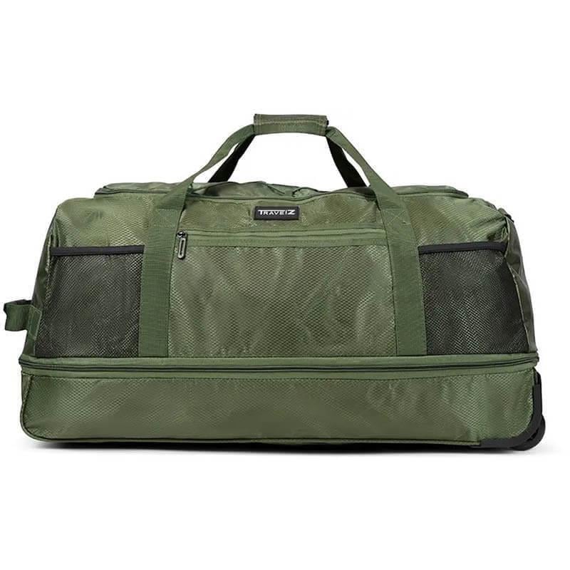 Дорожная сумка на колесах TravelZ Wheelbag Doubleloader 80 л Foldable green (931070)