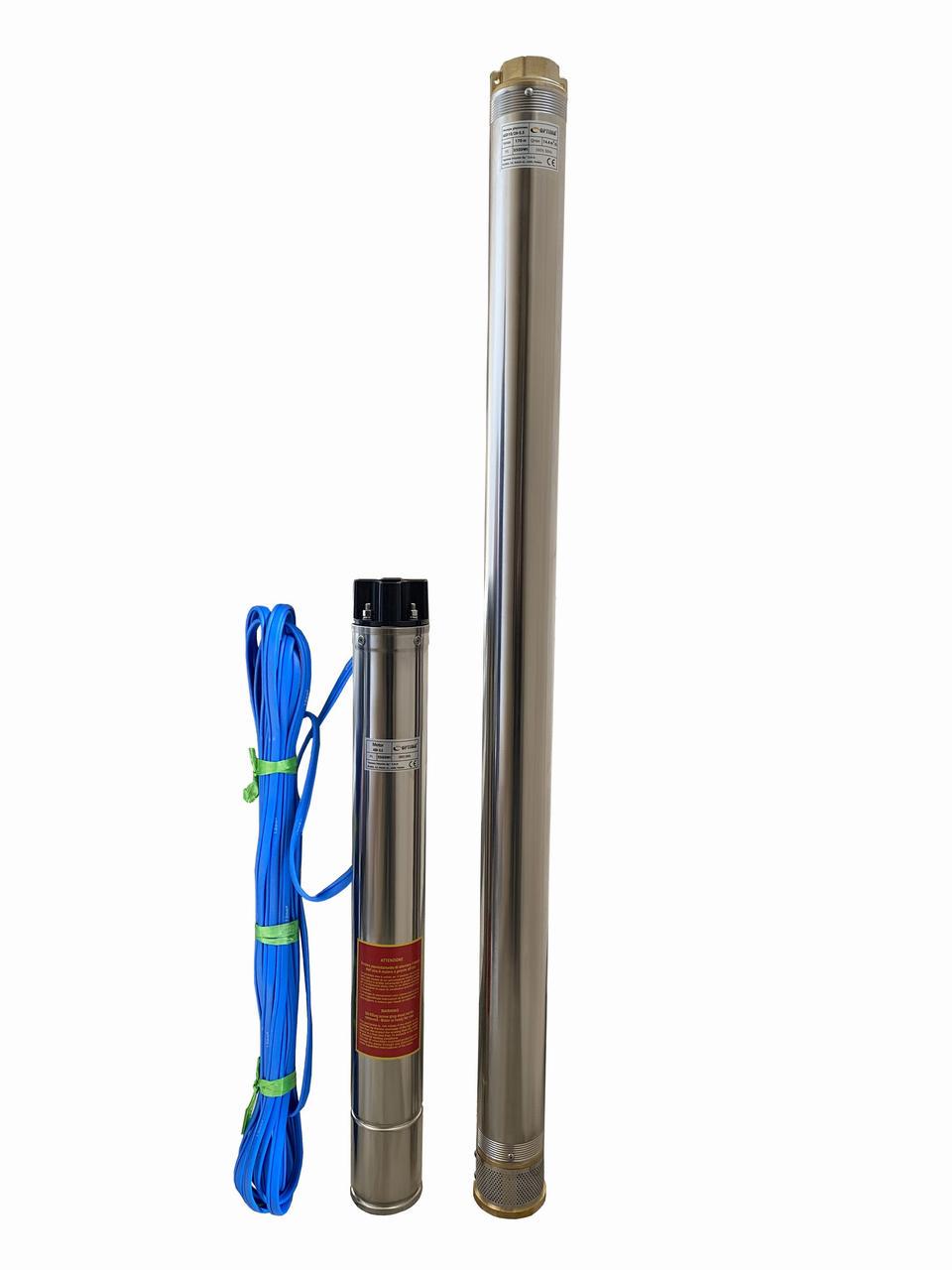 Насос скважинный 4SD10/28 5,5 кВт 170 м 3-х фазный с повышенной устойчивостью к песку (000011693)