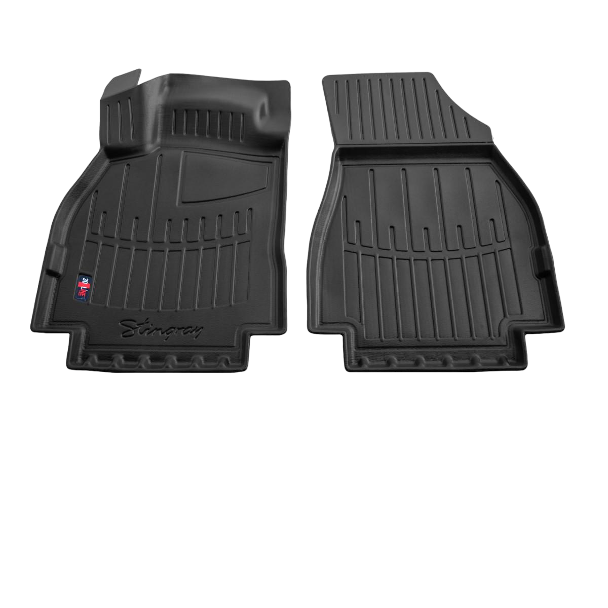 Коврики 3D Stingray в салоне Renault Megane II 2002-2009 с бортиком 2 шт. (5018032)