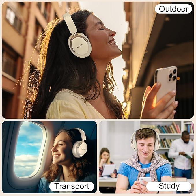 Навушники бездротові з мікрофоном RORSOU B8 Bluetooth - фото 7 Навушники бездротові з мікрофоном RORSOU B8 Bluetooth - фото 7