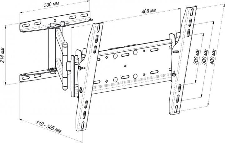 Кронштейн Simpler 48ET 32-65'' 400х400 - фото 3