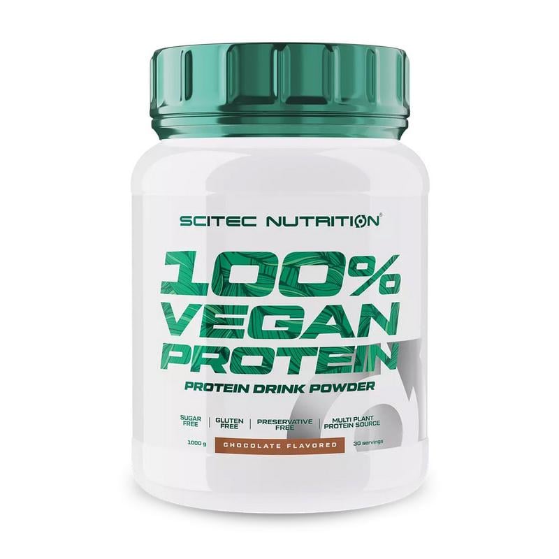 Протеин веганский Scitec Nutrition 100% Vegan Protein 1 кг Ваниль Протеин веганский Scitec Nutrition 100% Vegan Protein 1 кг Ваниль