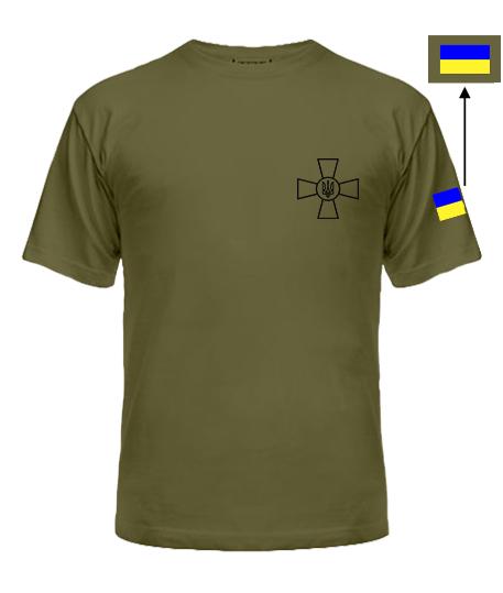 Футболка мужская Safety Print Вооруженные Силы Украины №4 XS Army - фото 2