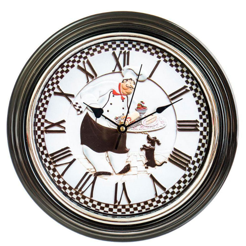 Часы настенные Veronese 12003-009 Повар 30 см