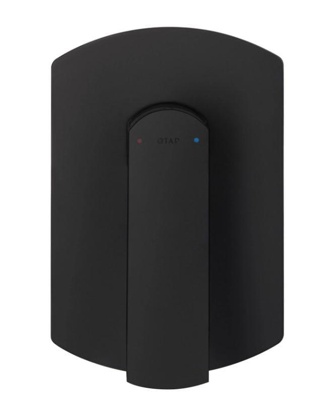Смеситель для душа Qtap Slavonice k35 скрытого монтажа Matt Black (QTSLA267BLM45903) Смеситель для душа Qtap Slavonice k35 скрытого монтажа Matt Black (QTSLA267BLM45903)
