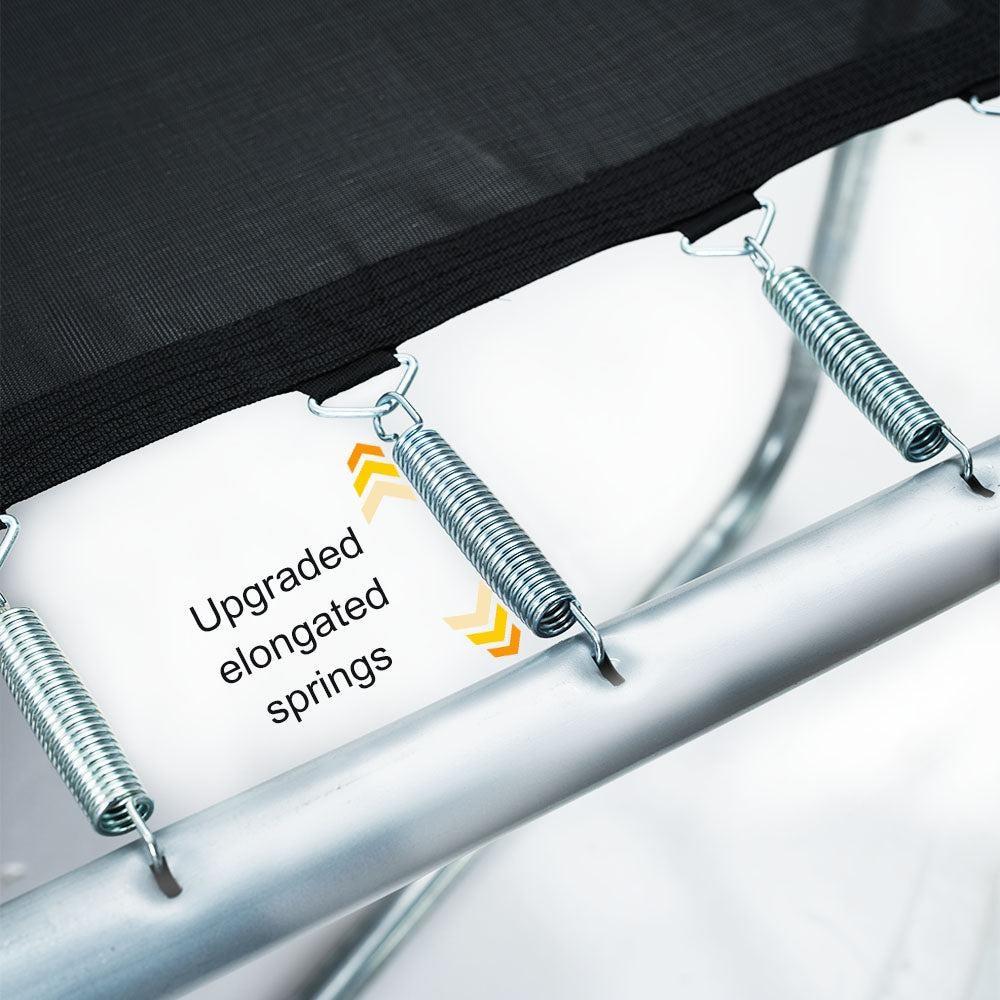 Батут прямокутний із внутрішньою сіткою WellActive 366х244 см (27001651) - фото 8