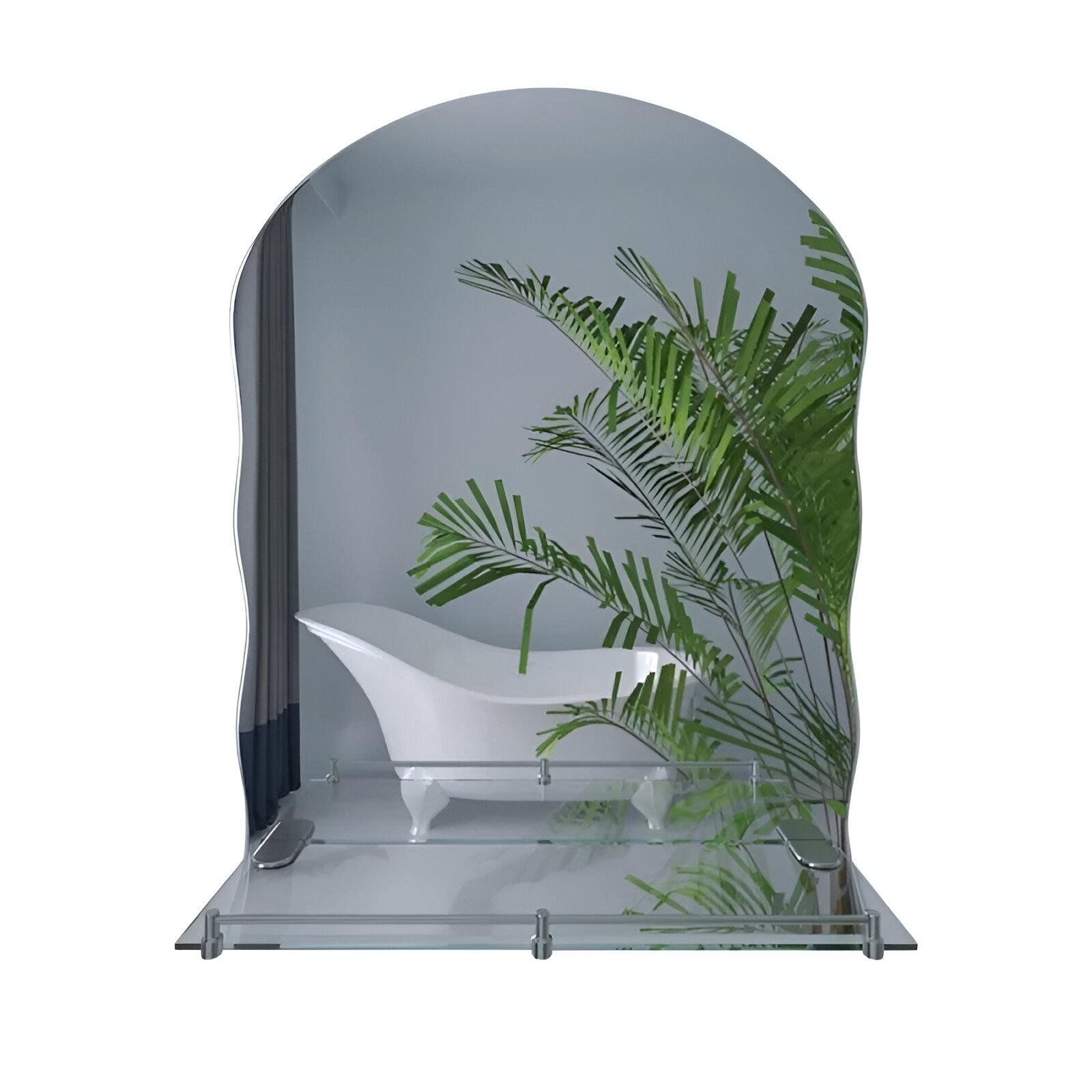 Зеркало Lidz 140.07.02с полкой 425х575х105 мм (FRRS00038620)