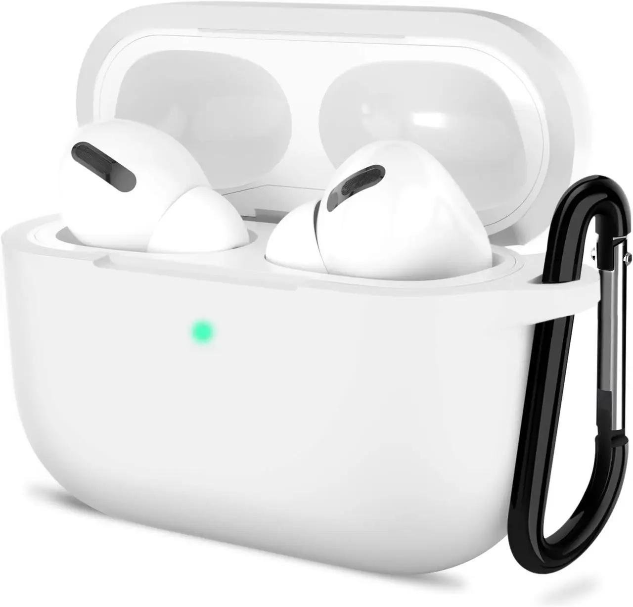 Чехол для наушников Apple AirPods Pro 2 силиконовый Белый (VANAX54008)
