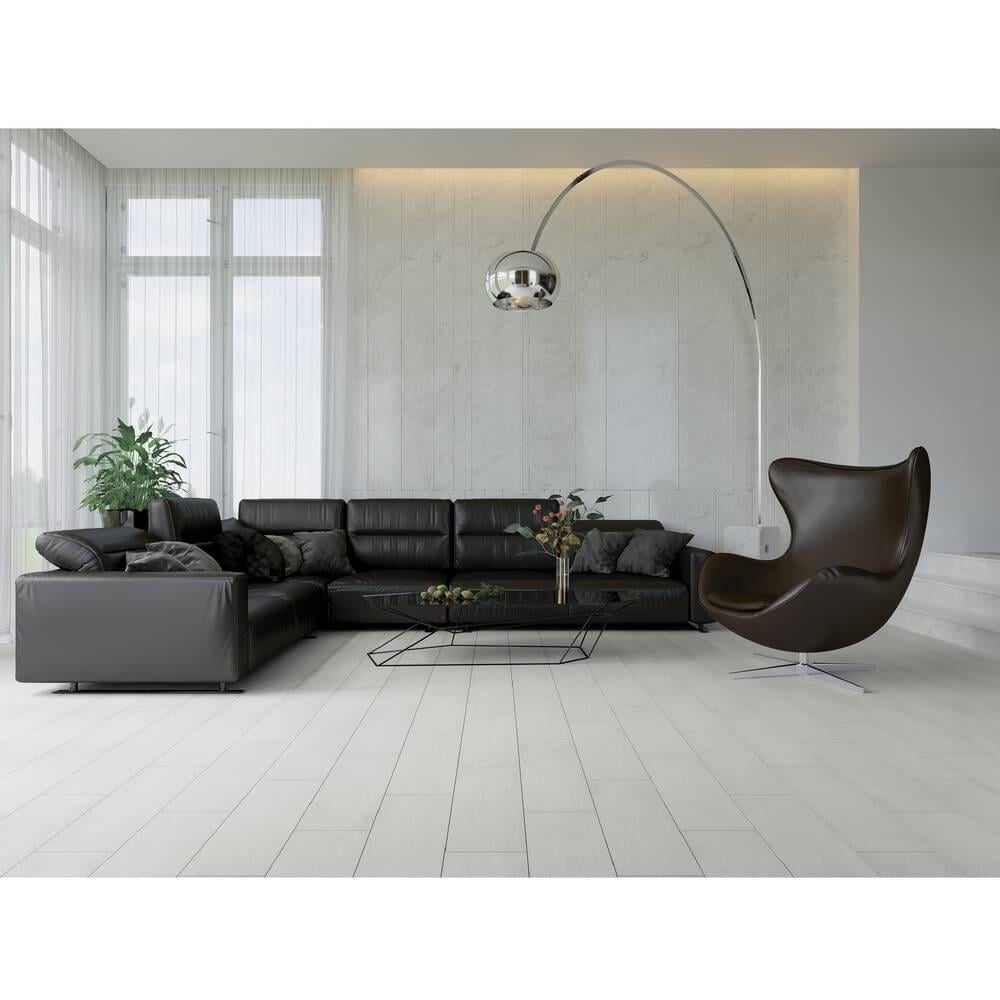 Керамограніта плитка під дерево Cersanit ASHENWOOD 20x60 см White (557051) - фото 2