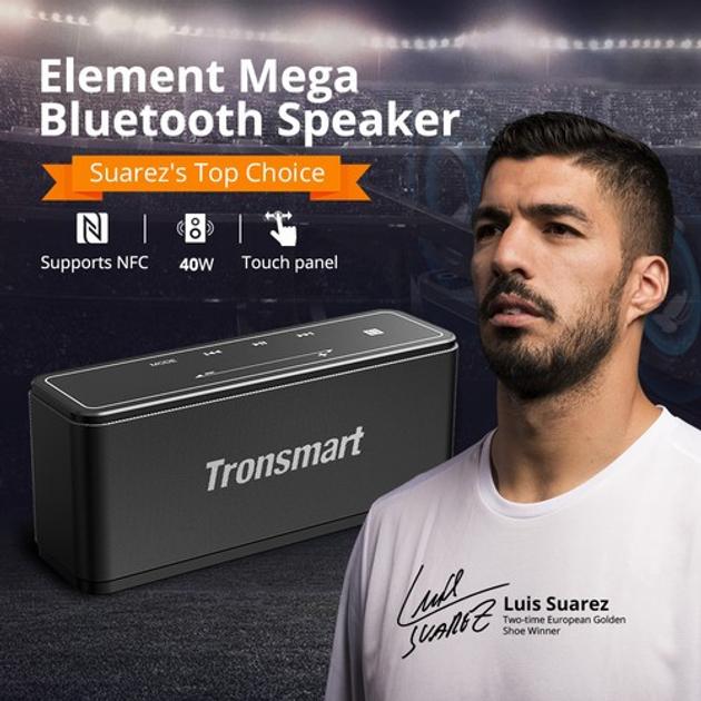 Колонка беспроводная портативная Tronsmart Element Mega Bluetooth Speaker 40W Black - фото 9