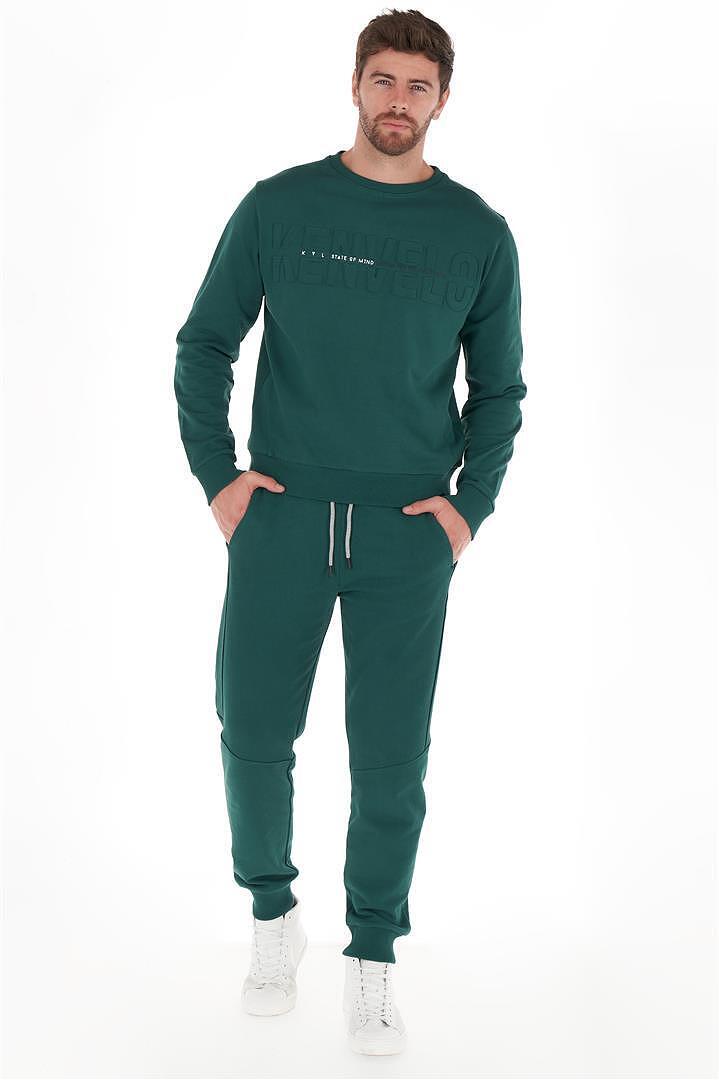 Світшот чоловічий Kvl 10302121 M Зелений - фото 6 Світшот чоловічий Kvl 10302121 M Зелений - фото 6