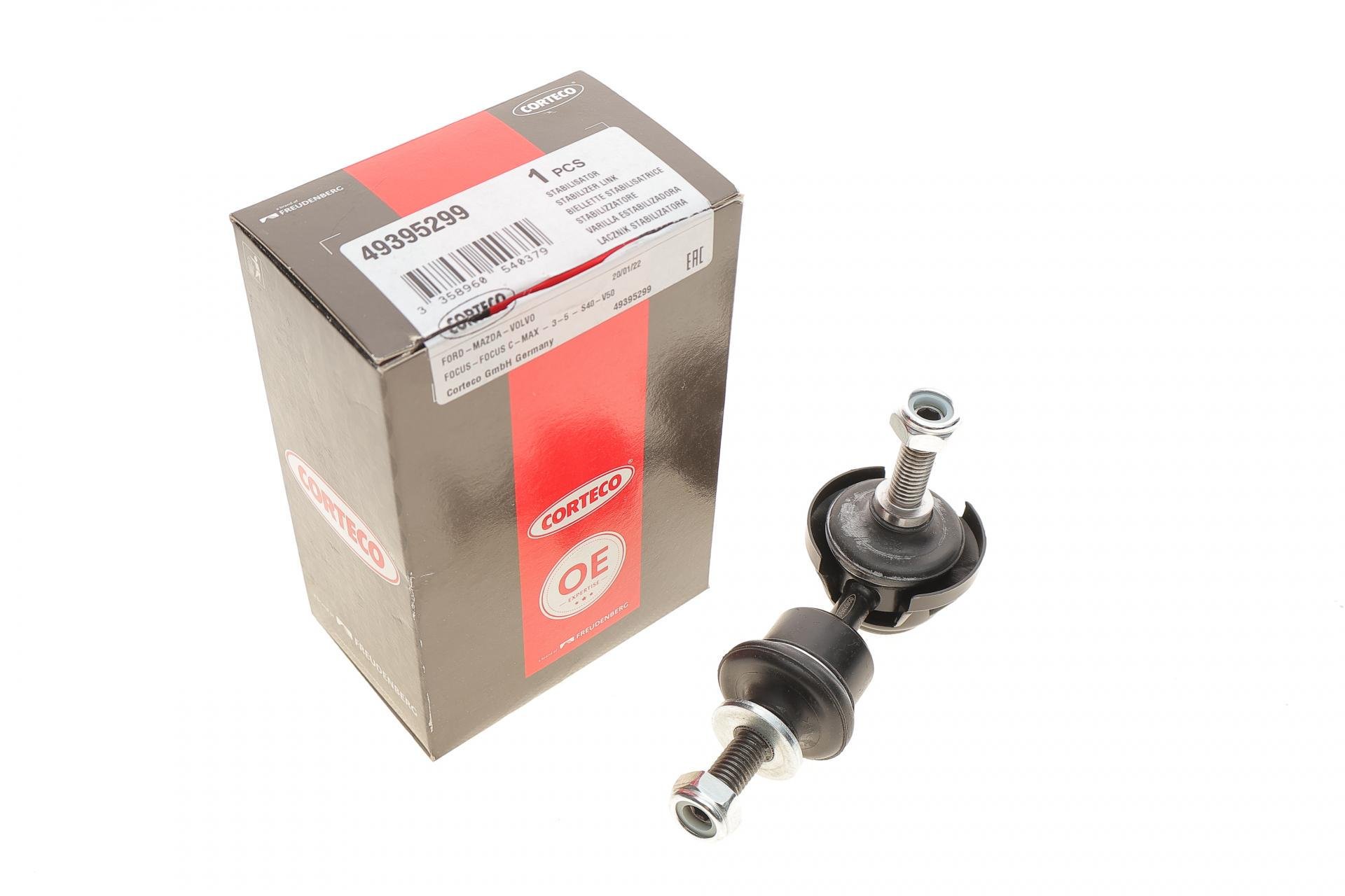 Тяга стабилизатора заднего CORTECO Ford Focus/Mazda 3/Volvo S40/V50/C70 03- (49395299)