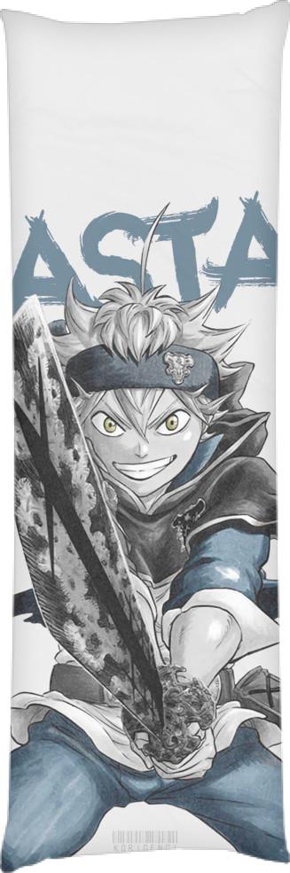 Подушка дакимакура Black Clover Черный Клевер 6 60x180 см (14102146)