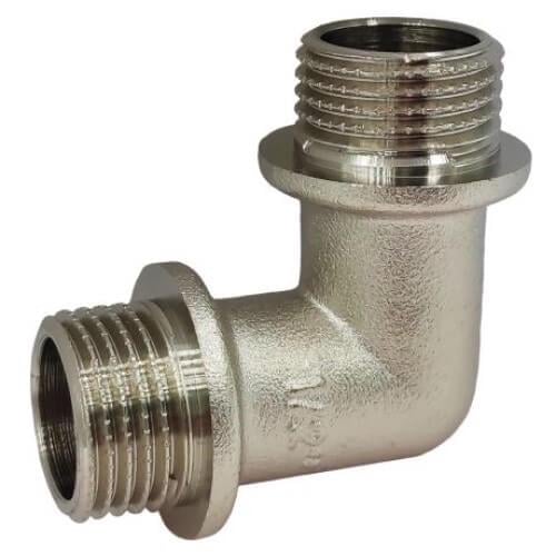 Угол FADO Srl FITT NICKEL 1/2" РЗ-РЗ латунь (U21)