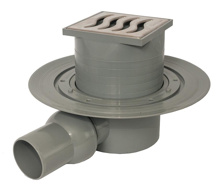 Трап для душа Pestan Confluo Dry-1 13000015 10х10 горизонтальный сухой (4932)