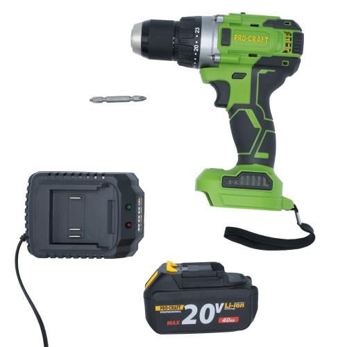 Шуруповерт аккумуляторный ударный Procraft PA21Li + 1 АКБ и ЗУ