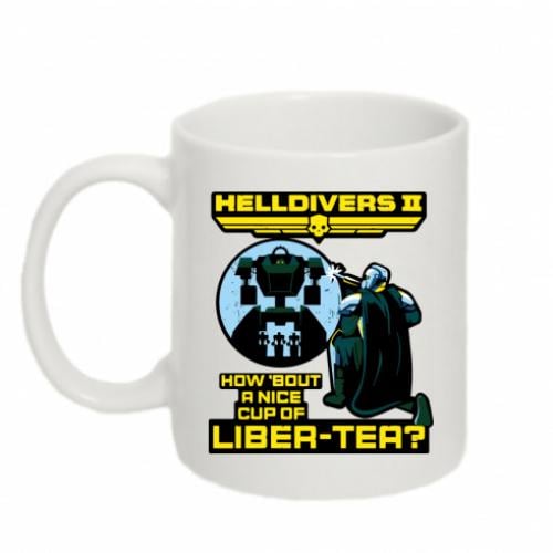 Чашка Helldivers 2 Арт 320 мл Белый (17528202-1-201548)