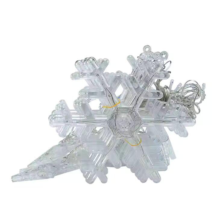 Гирлянда-штора светодиодная Stenson R92652 Snowflakes 120 LED 2,5x0,85 м (609911)