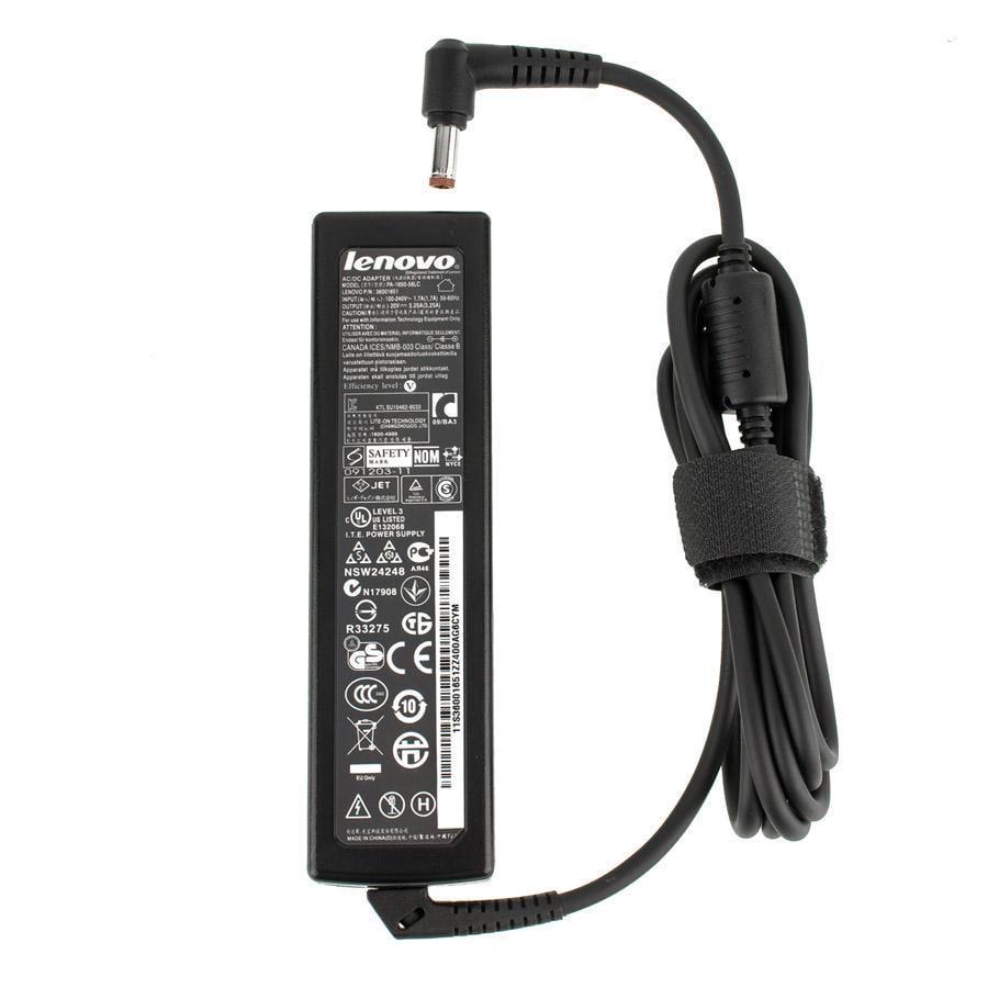 Блок питания для ноутбука Lenovo 20V 3,25A 65W 5,5х2,5 мм Black, RECTANGULAR (216702)
