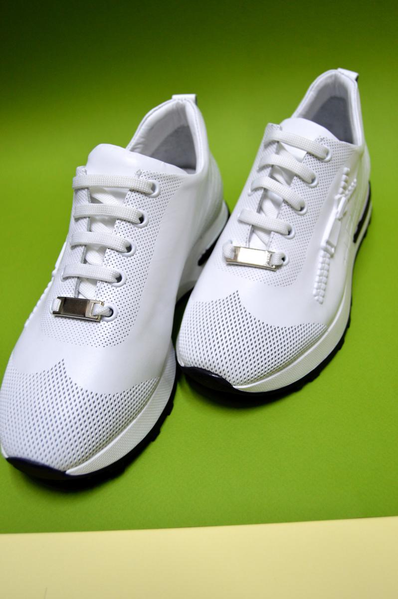 Кросівки жіночі Aquamarin декор блискавка р. 39 Білий (94100740239) - фото 3 Кросівки жіночі Aquamarin декор блискавка р. 39 Білий (94100740239) - фото 3