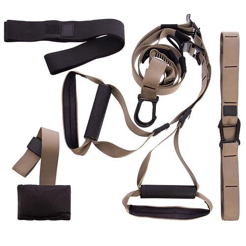 Тренировочные петли SP‑Sport FI‑6443 Хаки (31105312) Тренировочные петли SP‑Sport FI‑6443 Хаки (31105312)