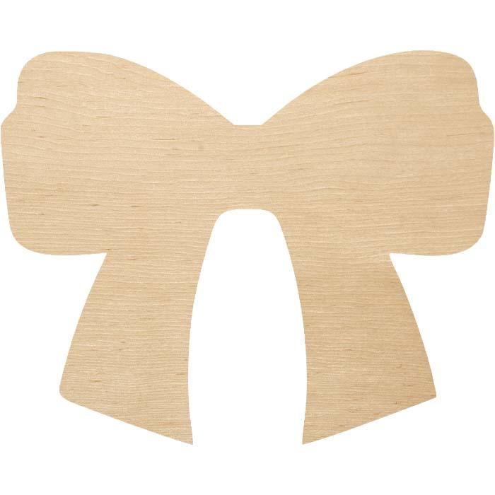 Заготовка из фанеры Бант №10 2,5x2 см (3901100297)