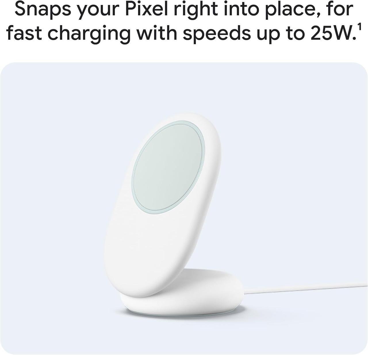 Зарядка бездротова Google Pixelsnap із підставкою Qi2 (GA10042) - фото 6 Зарядка бездротова Google Pixelsnap із підставкою Qi2 (GA10042) - фото 6