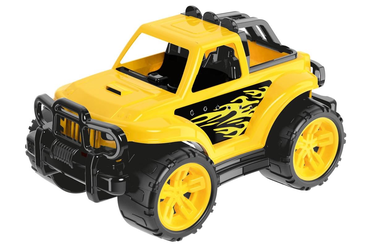 Іграшкова машинка ТехноК Позашляховик 35 см Жовтий (150-98-TH4975.2)