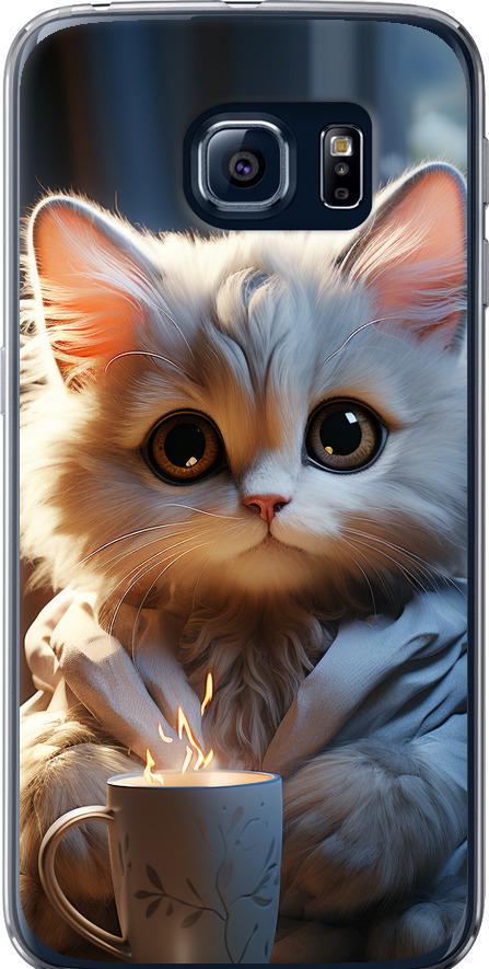 Чехол на Samsung Galaxy S6 G920 White cat (5646u-80-42517) Чехол на Samsung Galaxy S6 G920 White cat (5646u-80-42517)