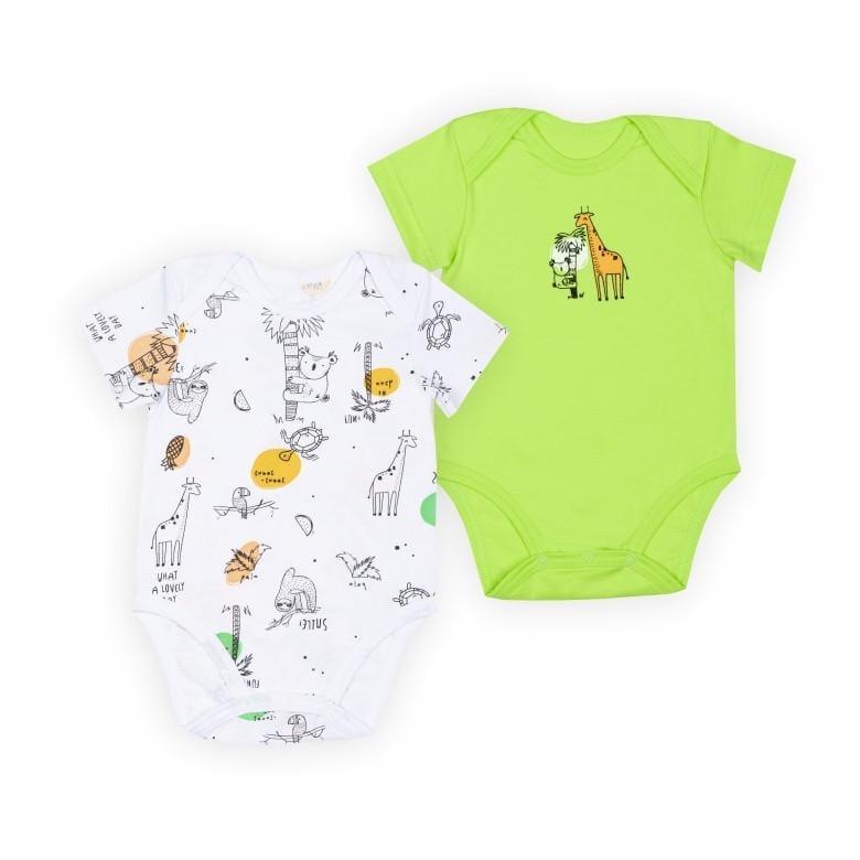 Боди детское для мальчика GABBI BD-24-11 2 шт. 80 см Салатовый (13993)