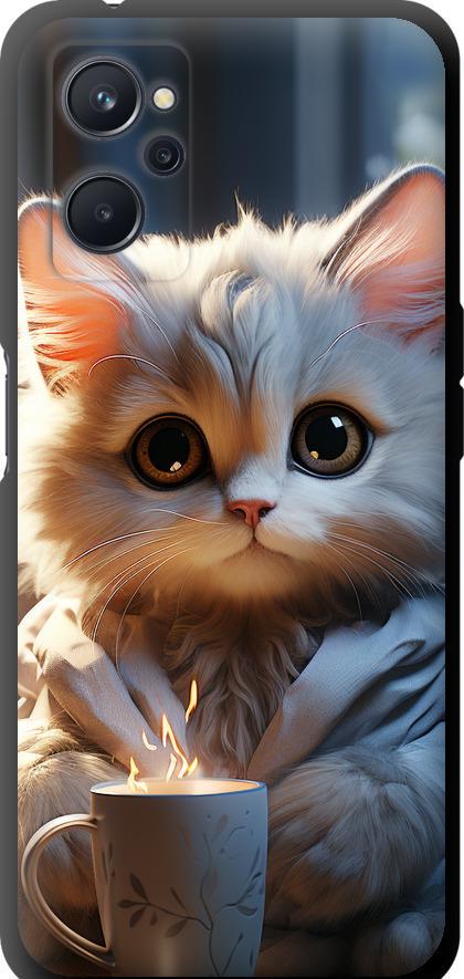 Чехол на Realme 9i White cat (5646b-2705-42517) Чехол на Realme 9i White cat (5646b-2705-42517)