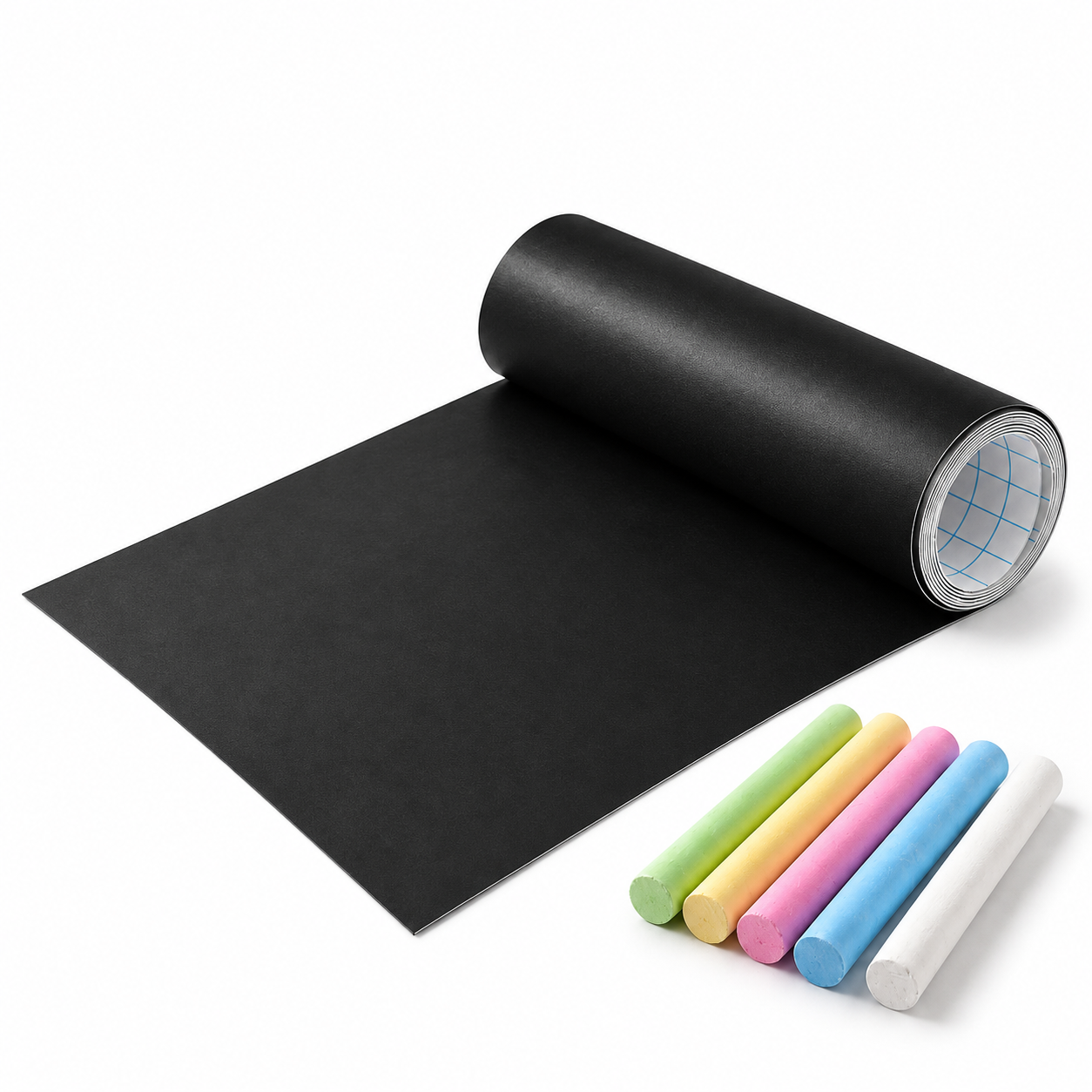 Самоклеющаяся доска для рисования мелом Black Board Sticker 30х45 см Черный (37186)
