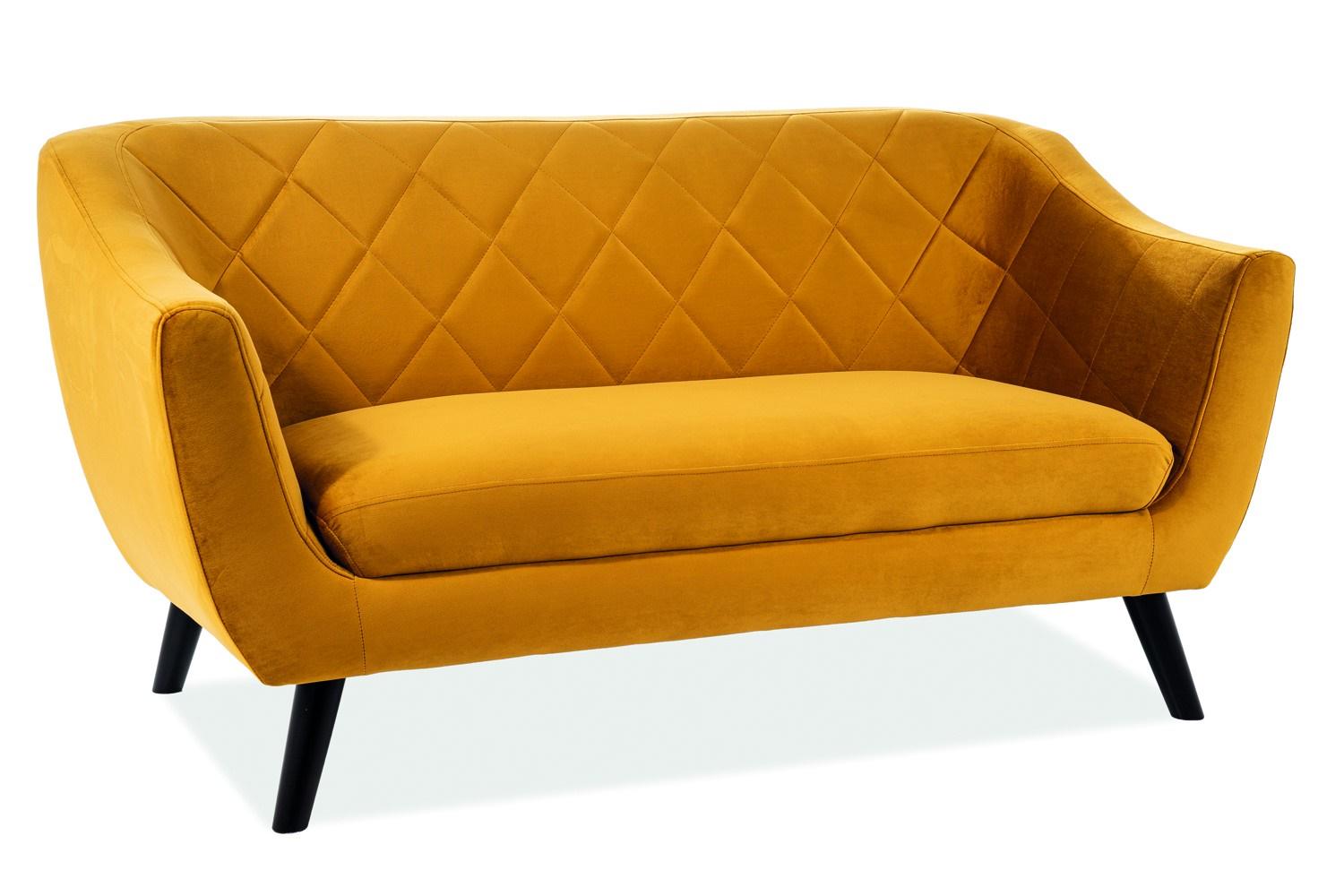 Диван Molly Velvet 2 Кари (MOLLY2VCU68)