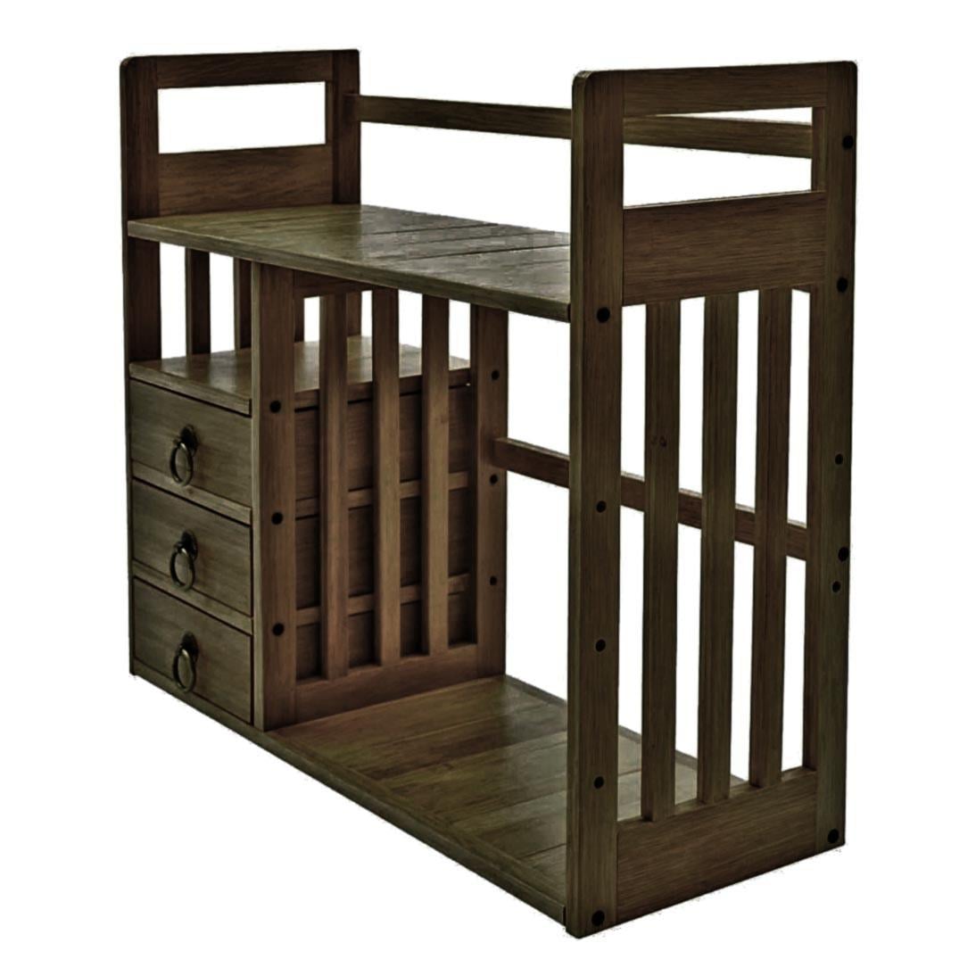 Полка книжная настольная из дерева Гериния Палисандр (КПА-018102) Полка книжная настольная из дерева Гериния Палисандр (КПА-018102)