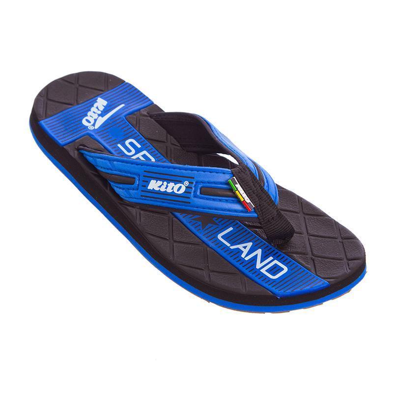 Вьетнамки для мальчиков Kito EC4211 р. 33 Черно-синий (06508409)