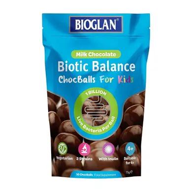 Пробіотик для дітей Bioglan Chocballs for Kids (Milk) 1 Billion 30 шт. (23922284)