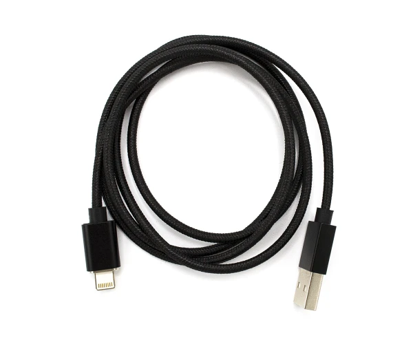 Кабель Data Magnetic Clip-On Lightning 2,4А 1 м Черный