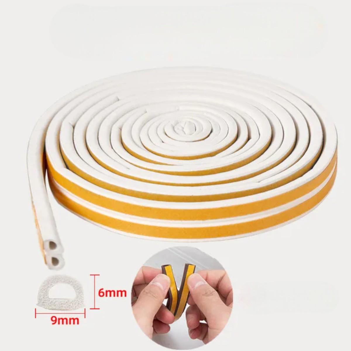 Ущільнювач для вікон та дверей Weikan самоклеючий 9х6х6 м (R35866) - фото 5 Ущільнювач для вікон та дверей Weikan самоклеючий 9х6х6 м (R35866) - фото 5