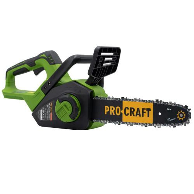 Пила цепная аккумуляторная PRO-CRAFT PKA-38 с батареей/зарядным устройством/смазкой для цепи 1 л (PKA38-111235)