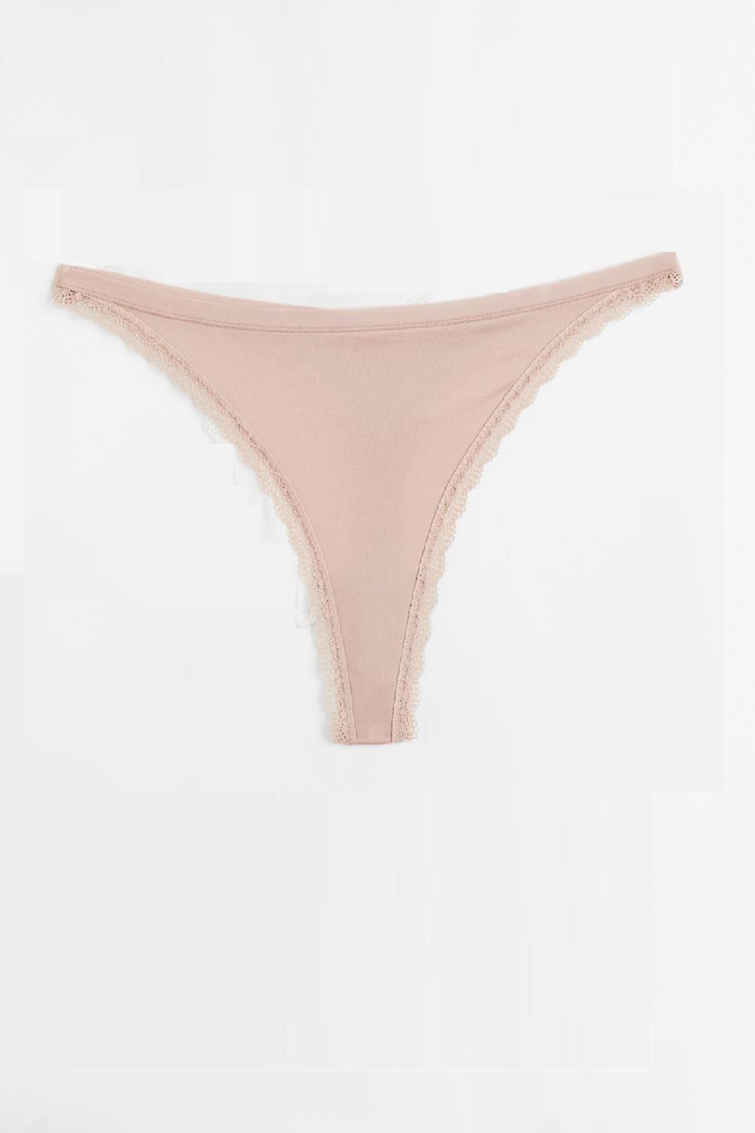 Трусики H&M L Пудровий (А51210822516)