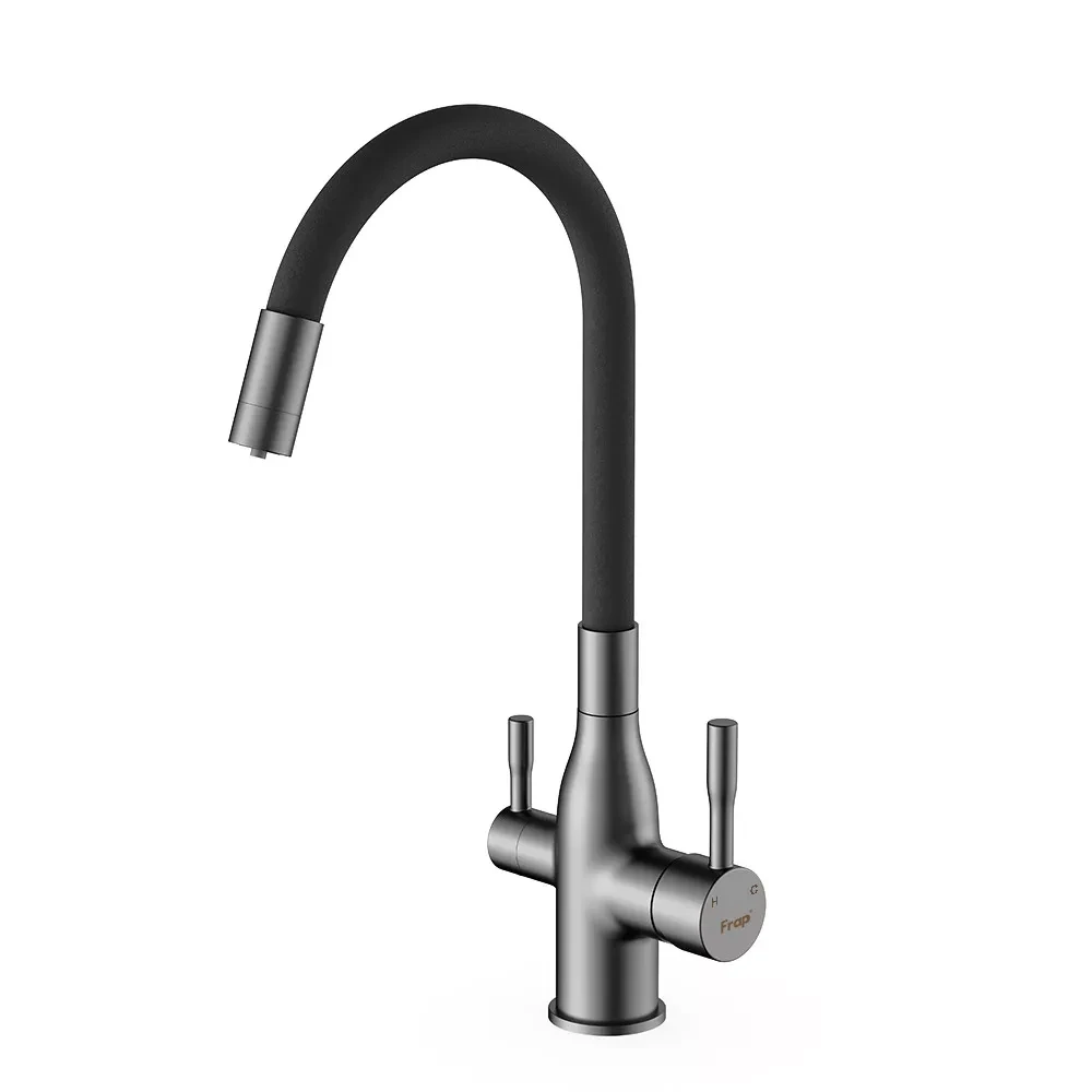 Смеситель для кухни Frap F4396-15 с гибким изливом под фильтр (SE01046110)