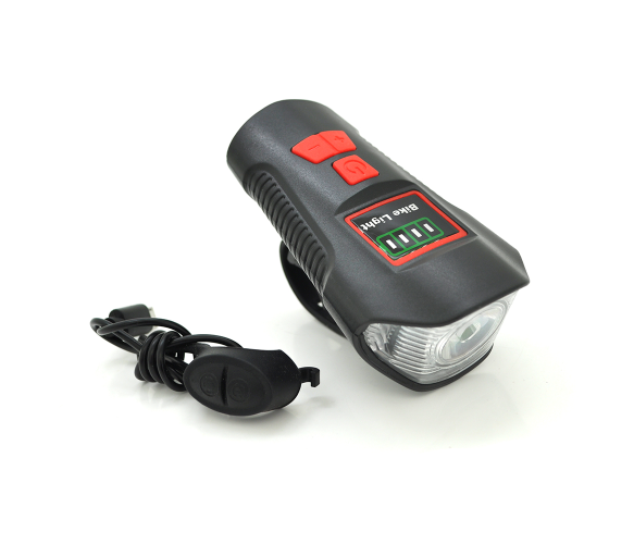 Ліхтарик для велосипеда із сигналом VOLTRONIC XA-585 Black (26815999)